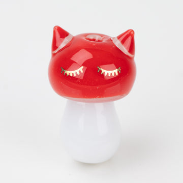 SakiBomb Kitty Head Carb Cap - Red