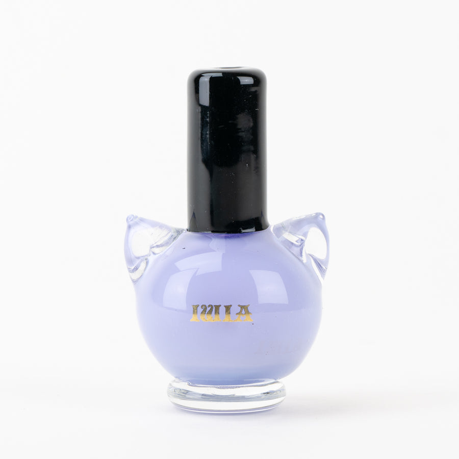 SakiBomb Kitty Purple Nail Polish Dry Pipe