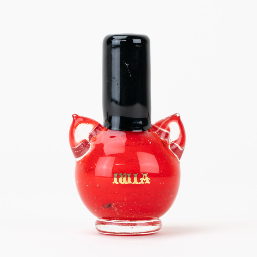 SakiBomb Kitty Red Nail Polish Dry Pipe