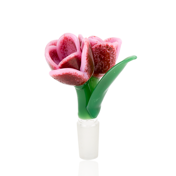 Bowl Piece -  Pink Tulip - 14mm