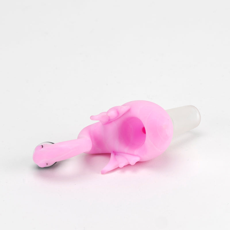 Bowl Piece - Pink Flamingo - 14mm