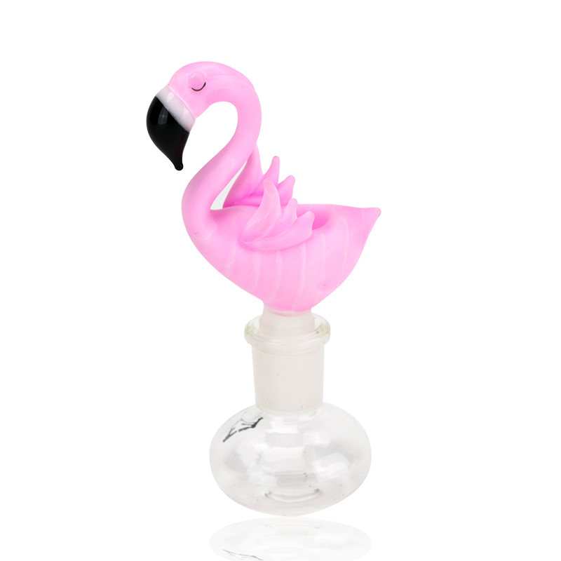 Bowl Piece - Pink Flamingo - 14mm